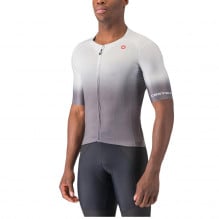 Tricou ciclism barbati Castelli UPF-Gri/Alb-M
