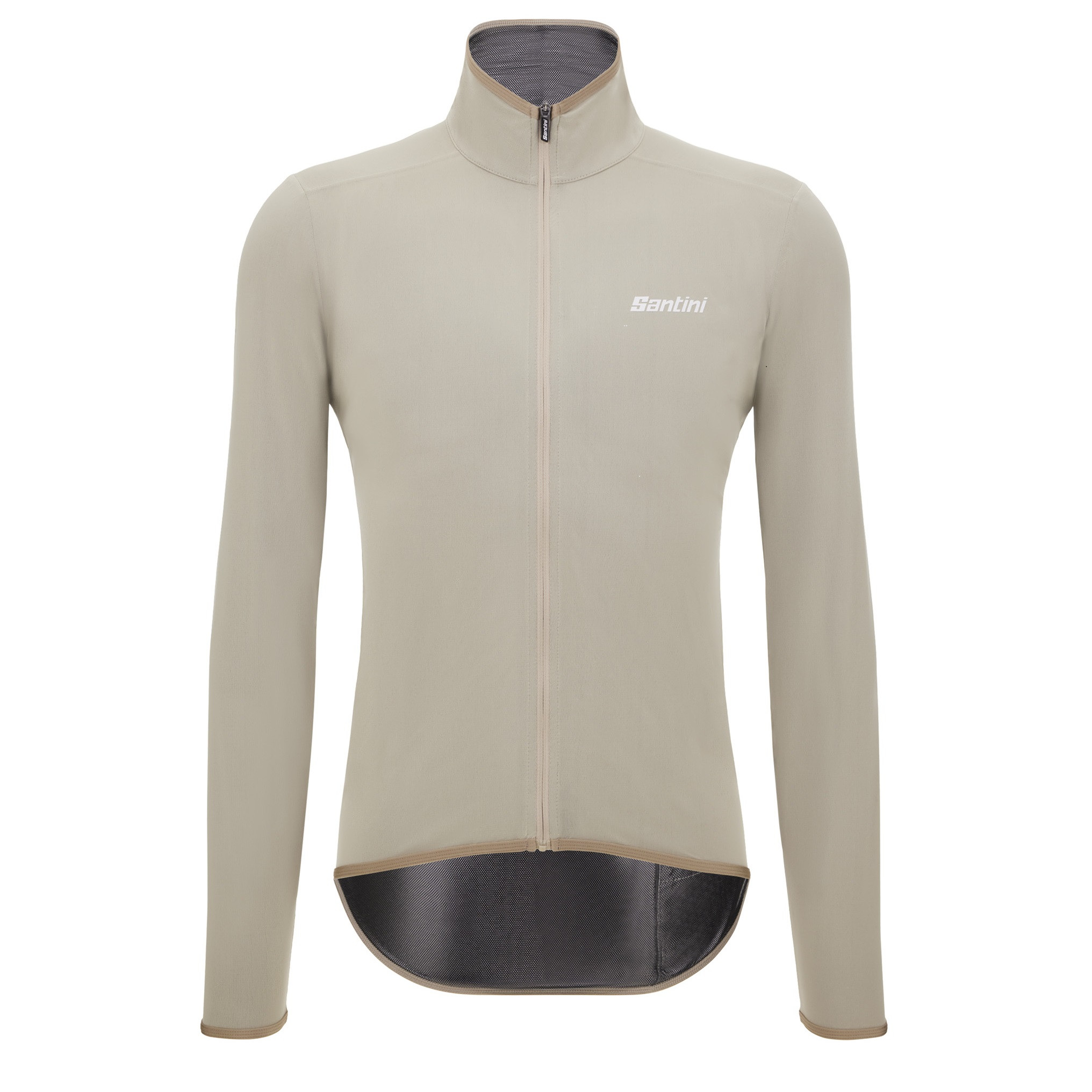 Jacheta impermeabila ciclism barbati Santini Guard Nimbus-Bej-S