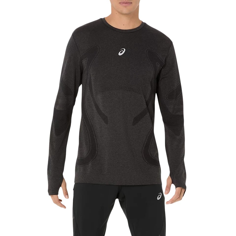 Bluza alergare barbati Asics Road SS 2026-Negru-S