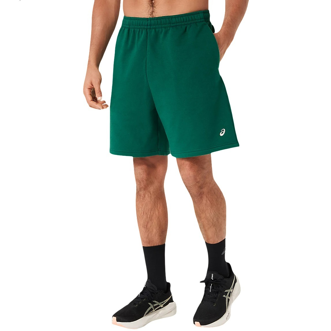 Pantaloni scurti barbati Asics Fleece Relaxed 7IN FW 2026