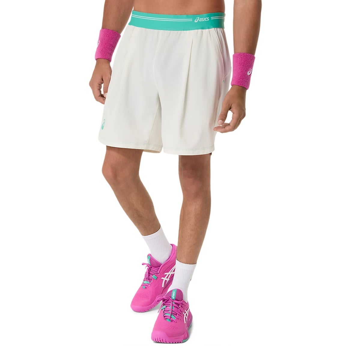 Sort tenis barbati Asics Game 7IN SS 2026-Crem-S