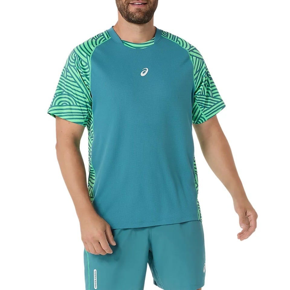 Tricou tenis barbati Asics Padel Court All Over Print SS 2026