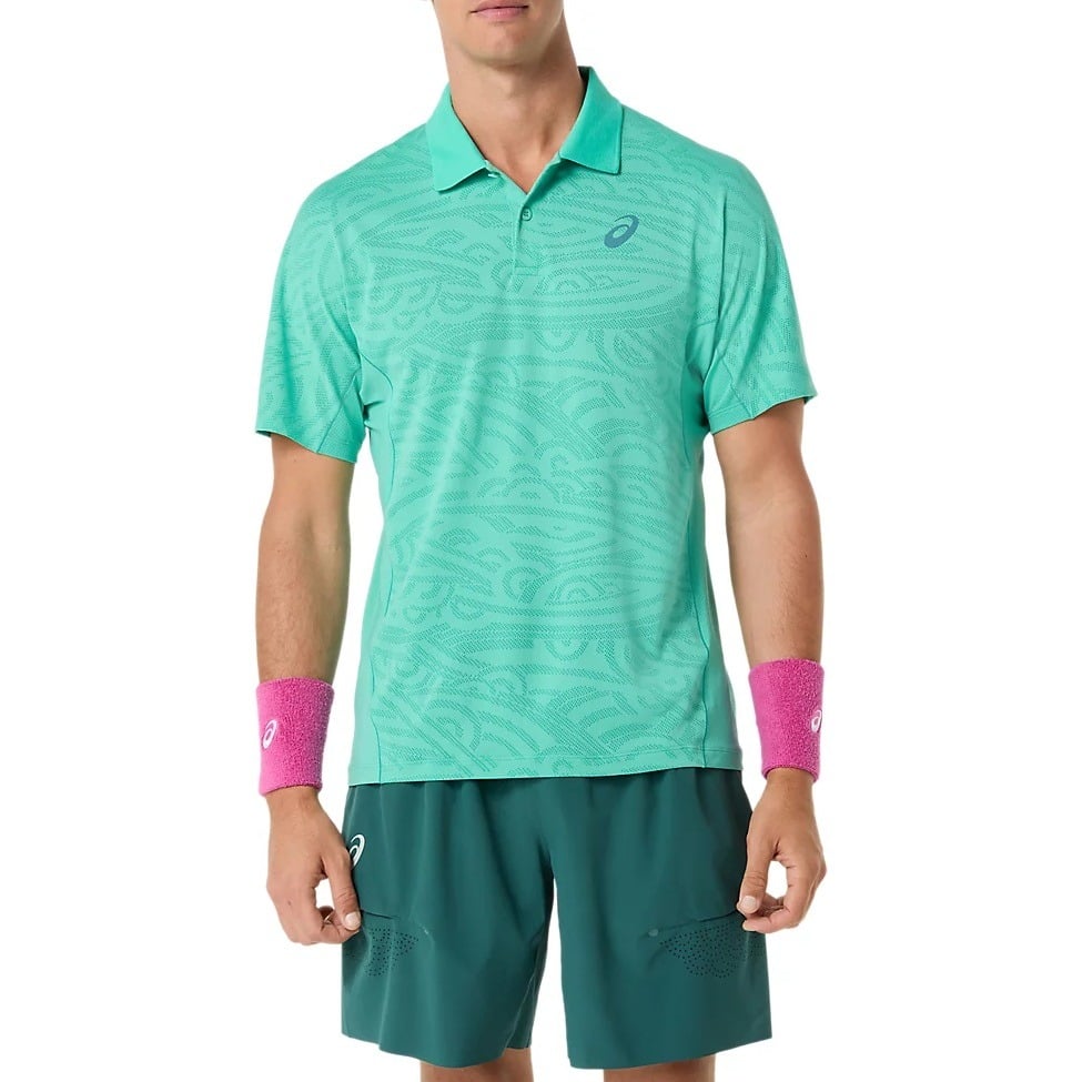 Tricou tenis barbati Asics Match Jacquard Polo SS 2026