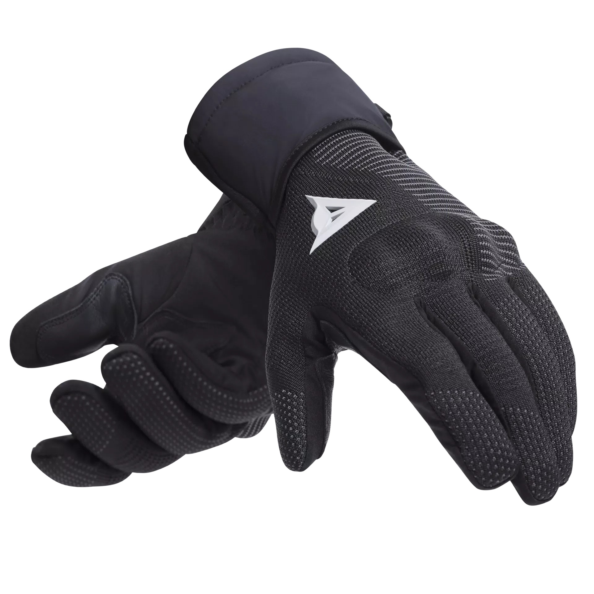 Manusi schi barbati Dainese Knit-Negru/Alb-S