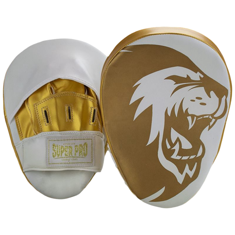 Palmare Super Pro Curved PU-Alb/Auriu