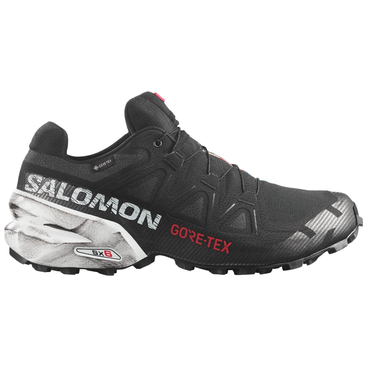 Pantofi alergare trail Salomon Speedcross 6 GTX 20 Years-Negru/Alb-41 1/3