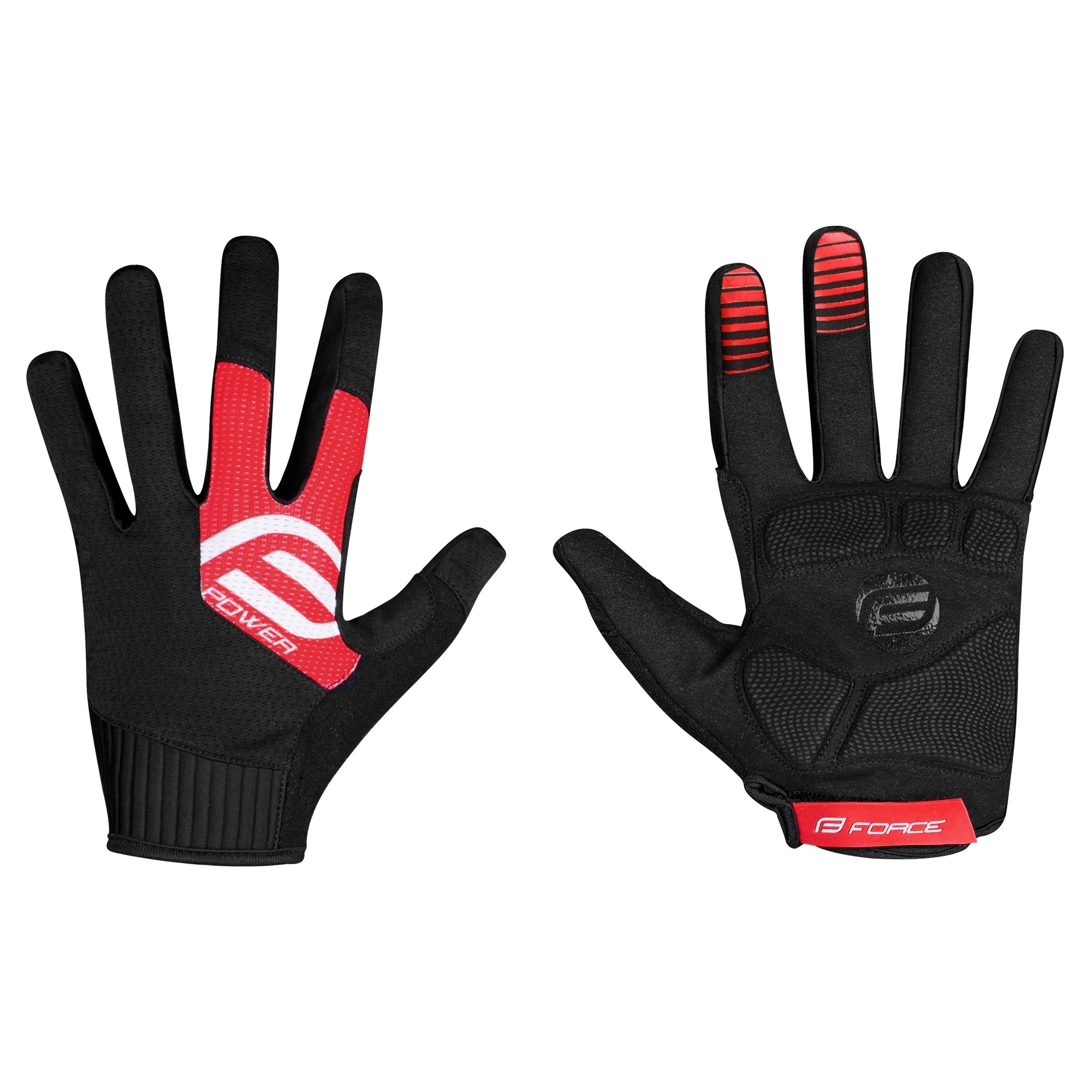 Manusi Force Mtb Power Negru/Rosu