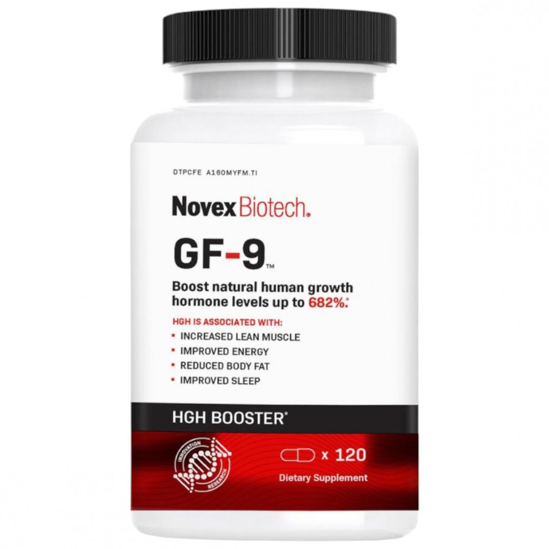 Formula pentru Stimularea Hormonului de Crestere Novex Biotech GF-9, 120 cps