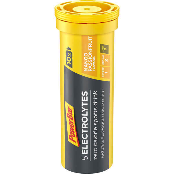 Tablete efervescente izotonice PowerBar 5Electrolytes Aroma de Mango, 10 tablete