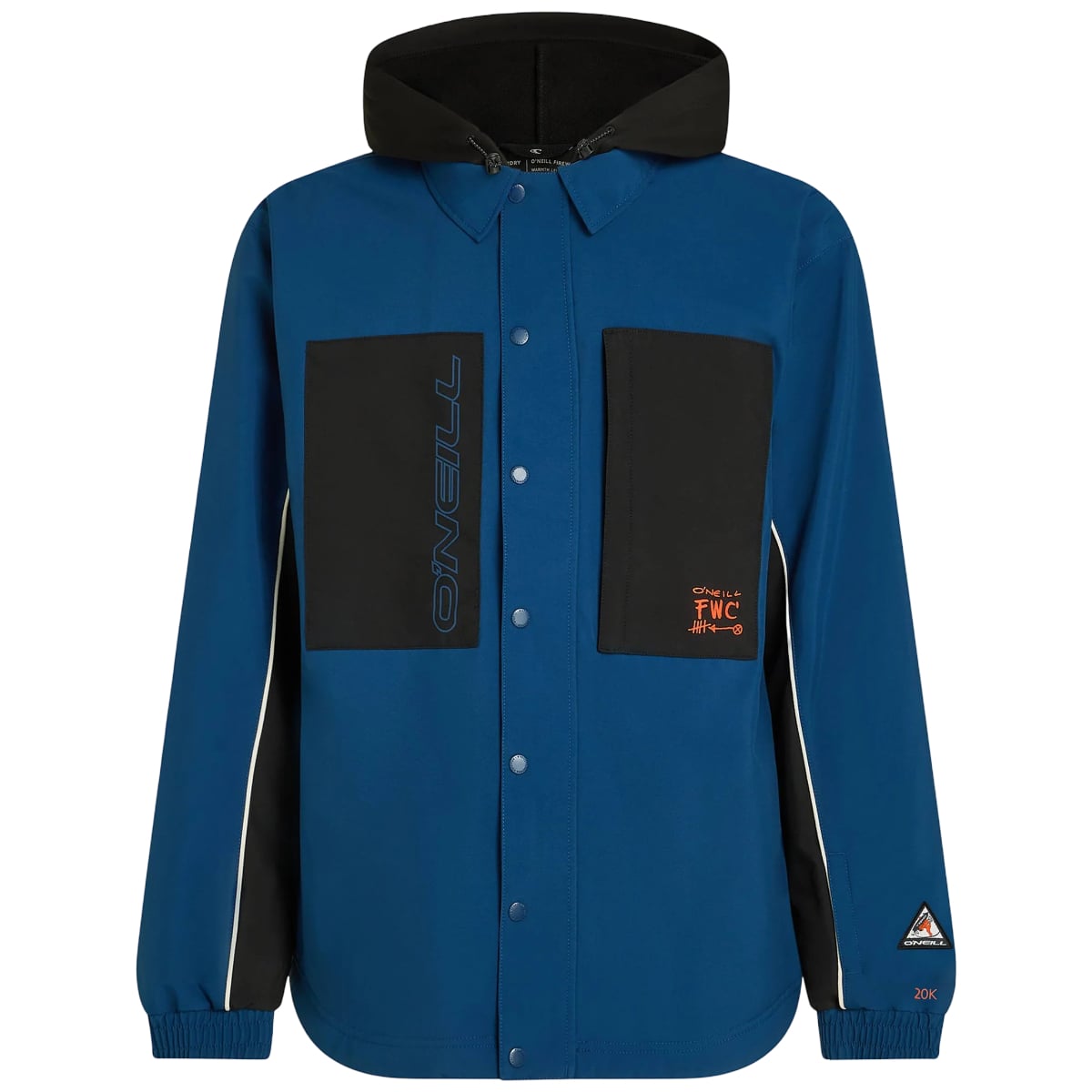 Jacheta schi barbati O'Neill FWC'Play Shacket Snow-Albastru/Negru-S