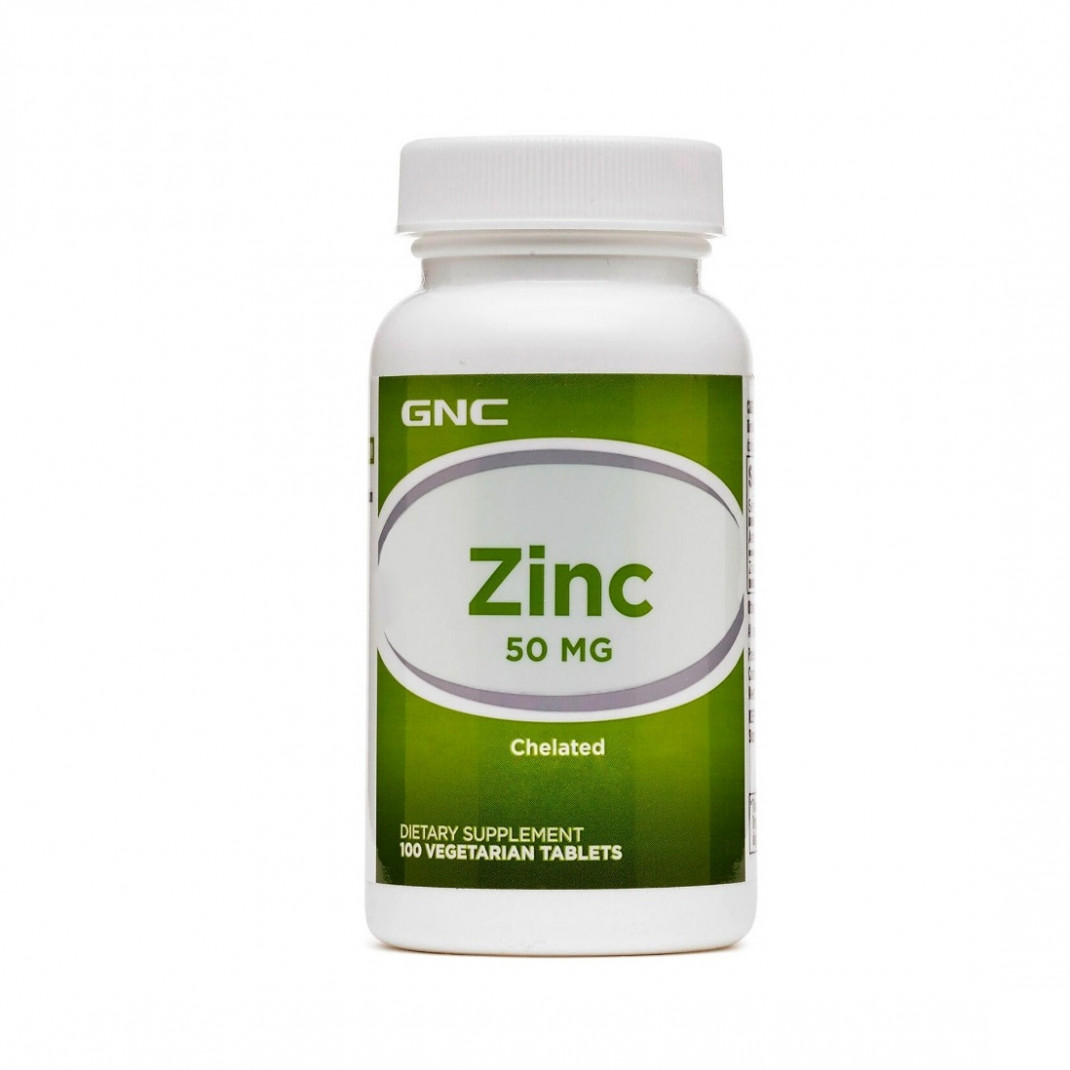 Supliment alimentar GNC Zinc Chelat 50 mg 100 TB