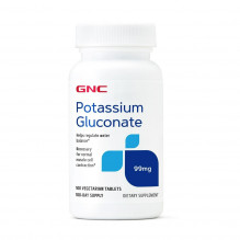 Supliment alimentar GNC Gluconat de Potasiu 99mg 100tb