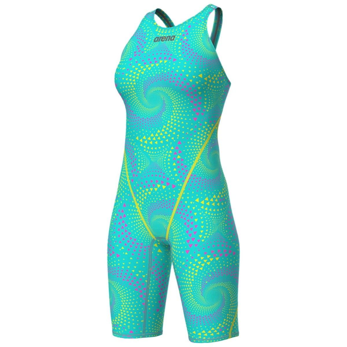 Costum competitie dama Arena Powerskin ST Next Open Back - Editie Limitata Fireflow Seaglass