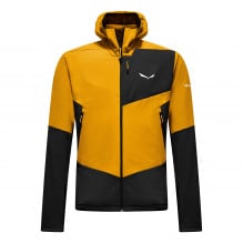 Jacheta fleece barbati Salewa Ortles Pro Hooded-Portocaliu/Negru-46/S