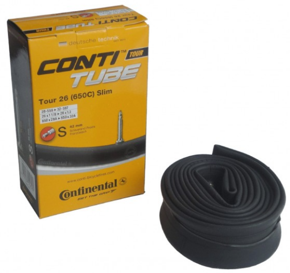 Camera bicicleta Continental Tour 26'' Slim S42 valva Presta