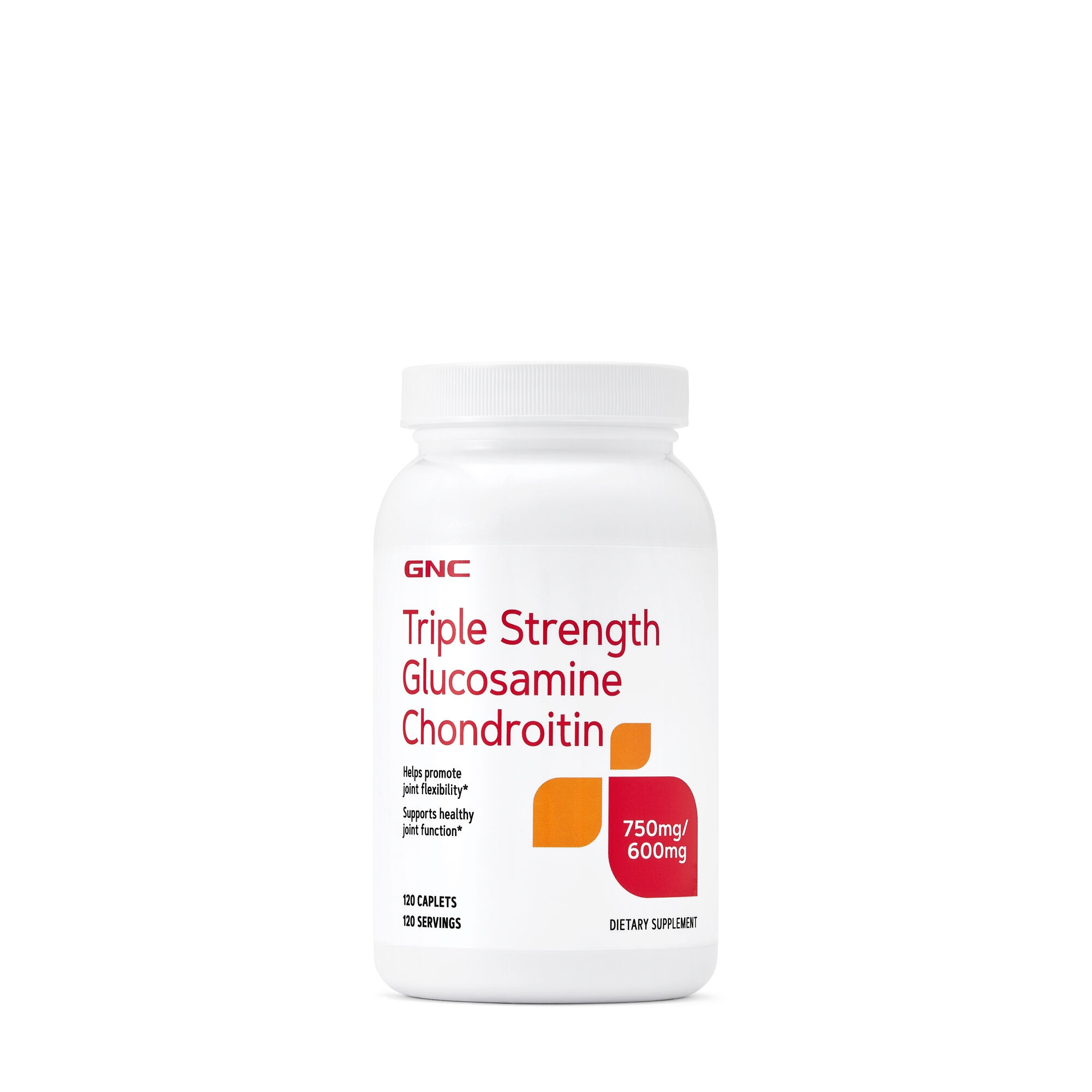 Gnc Triple Strength Glucozamina 750 Condroitina 600 Mg 120 Tb