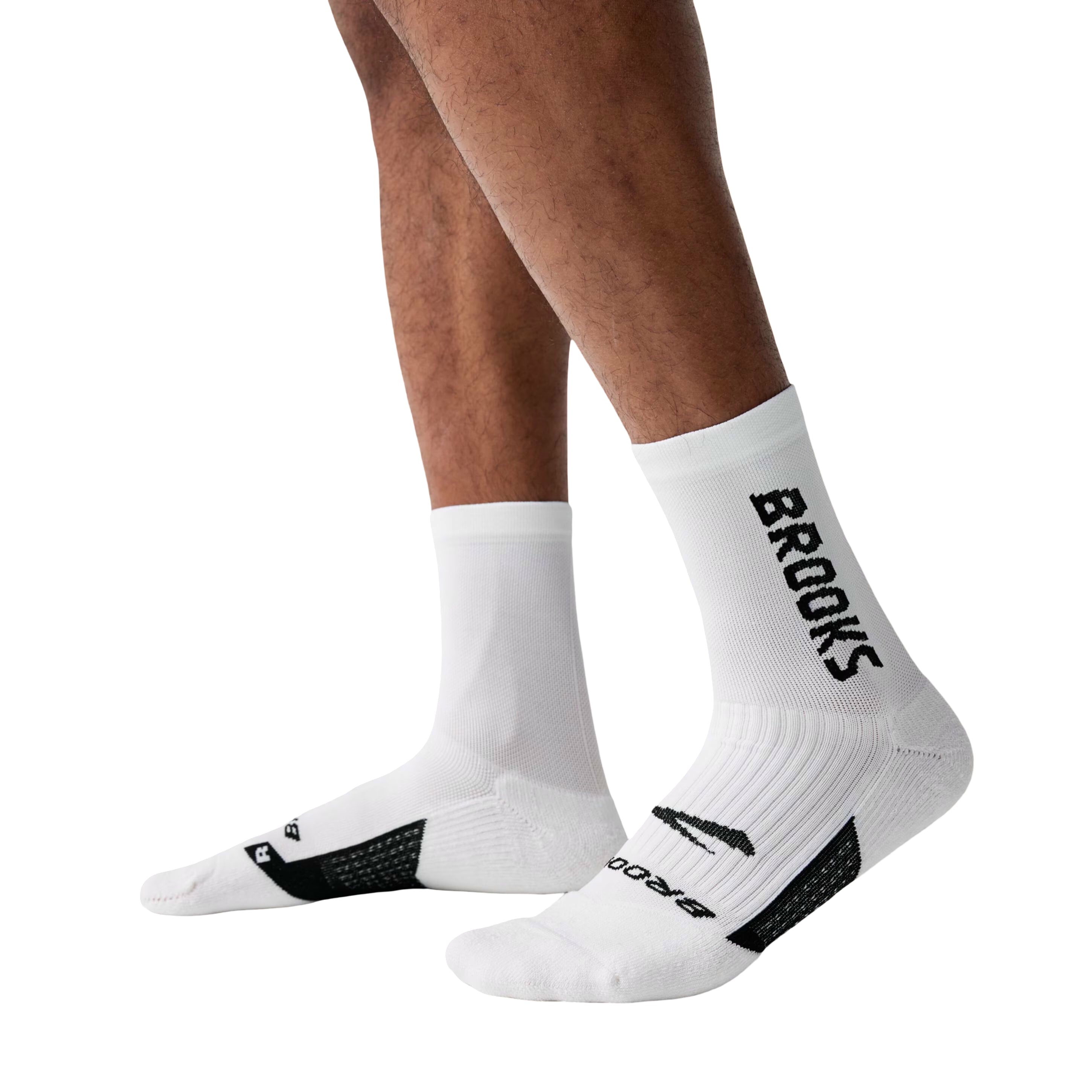 Sosete alergare Brooks Ghost Crew FW 2026-Alb-38-41