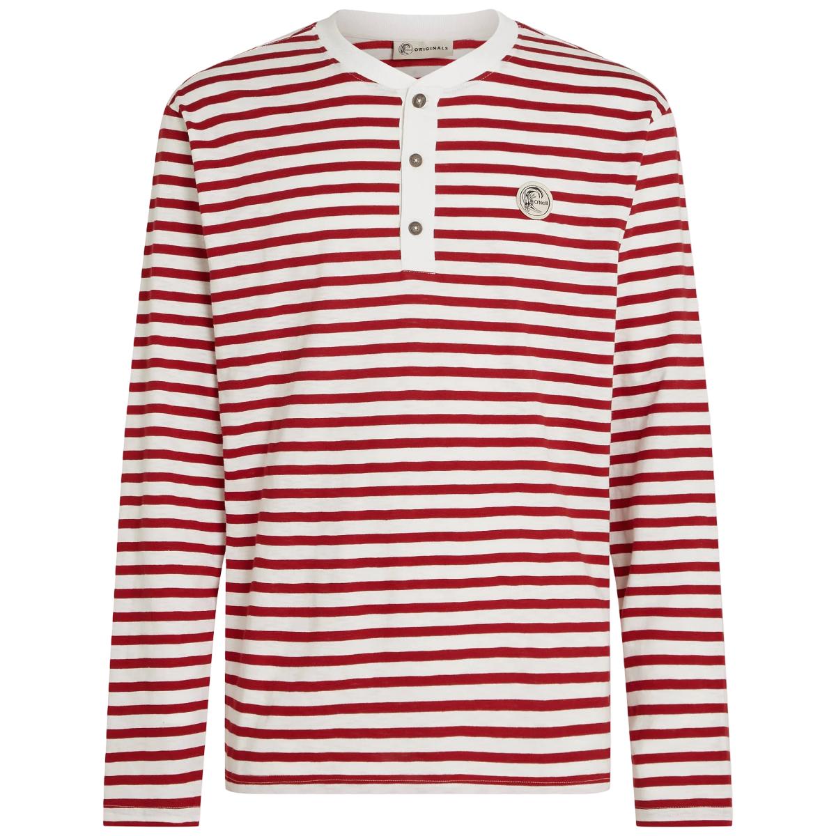 Bluza barbati O'Neill O'Riginals L/Slv-Alb/Rosu-S