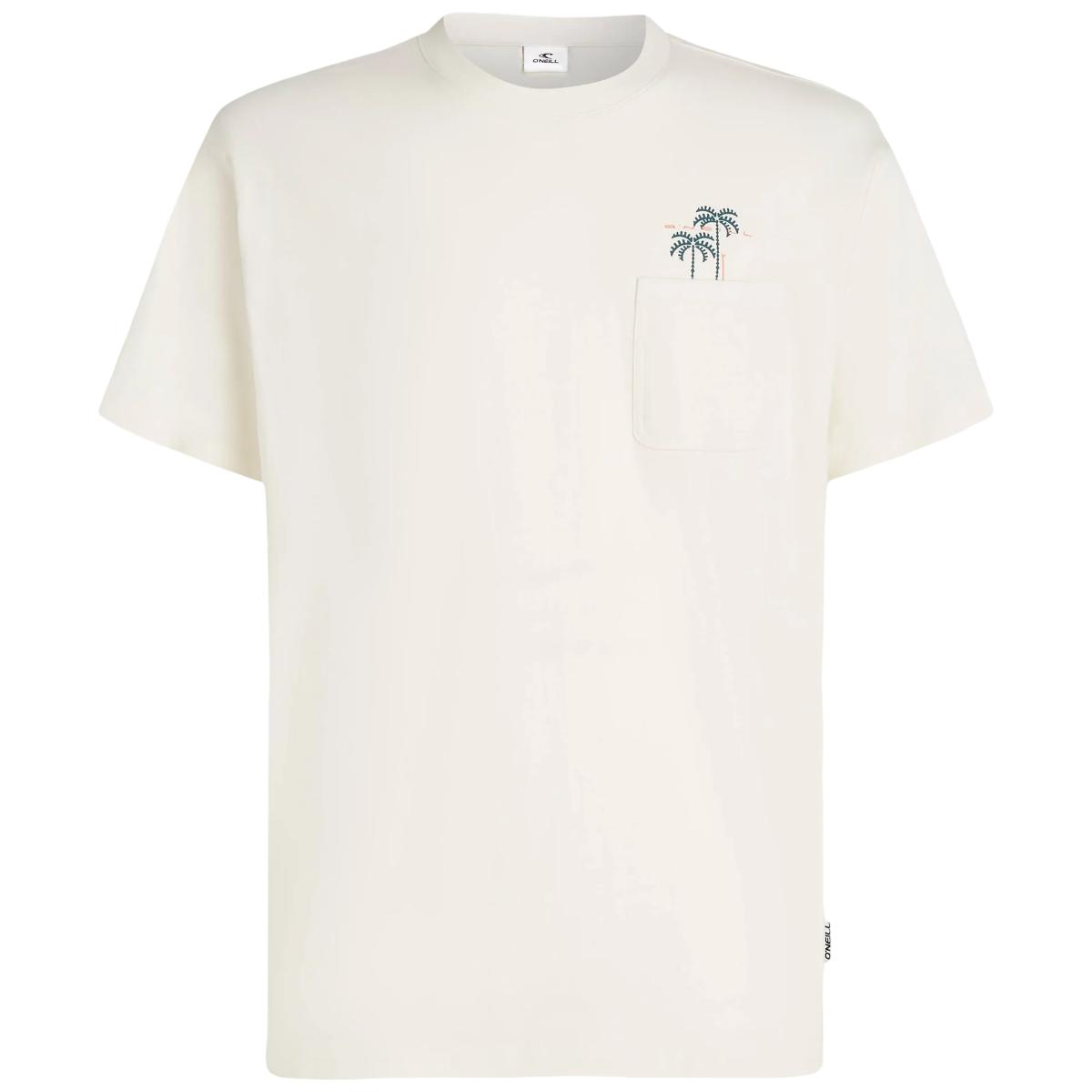 Tricou barbati O'Neill Chest Pocket-Alb-XS
