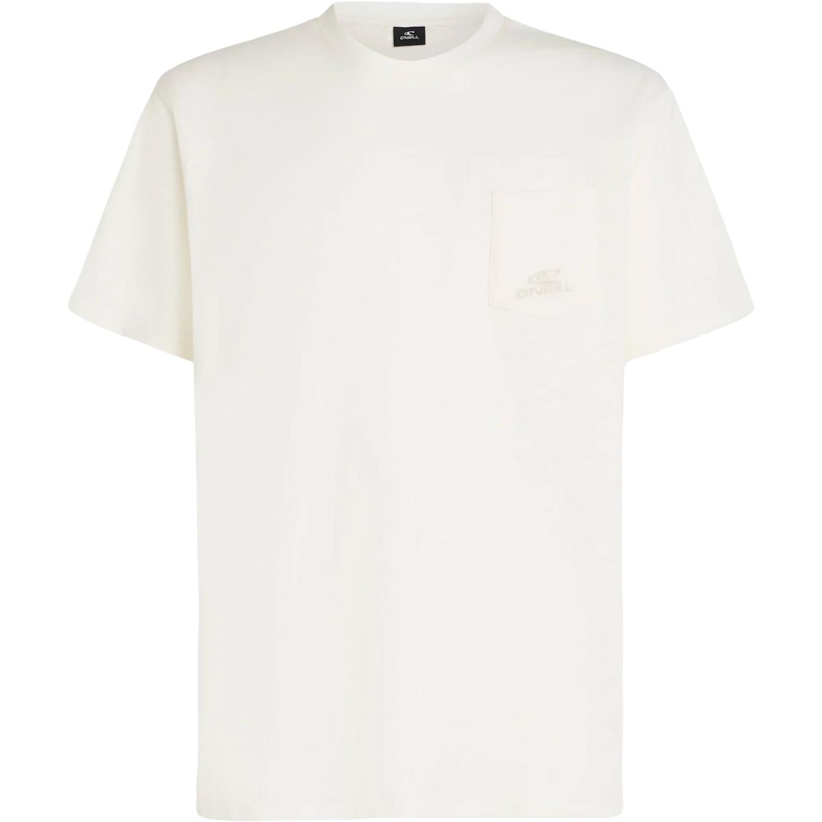 Tricou barbati O'Neill Slub Chest Pocket-Alb-XS