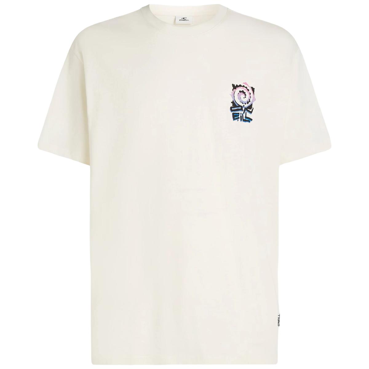 Tricou barbati O'Neill Chest Print-Alb-XS