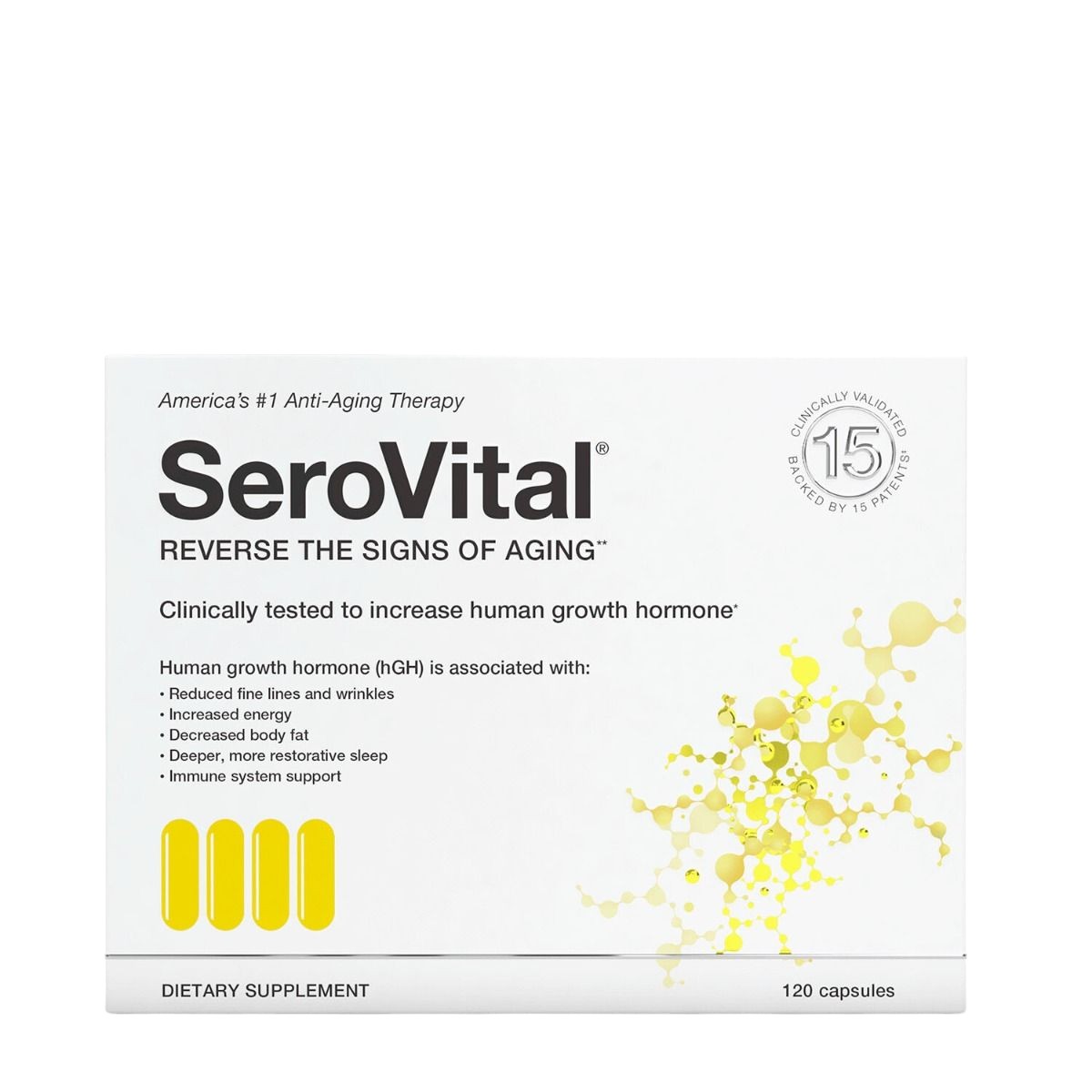 Formula avansata GNC pentru productia naturala a hormonului de crestere Hgh, 120 cps