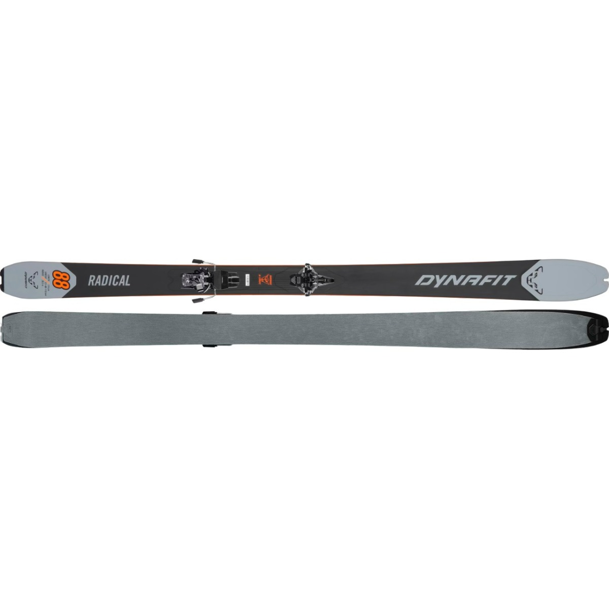 Schiuri de tura barbati Dynafit Radical 88 + Legaturi Radical + Piele de foca-Gri/Negru-158