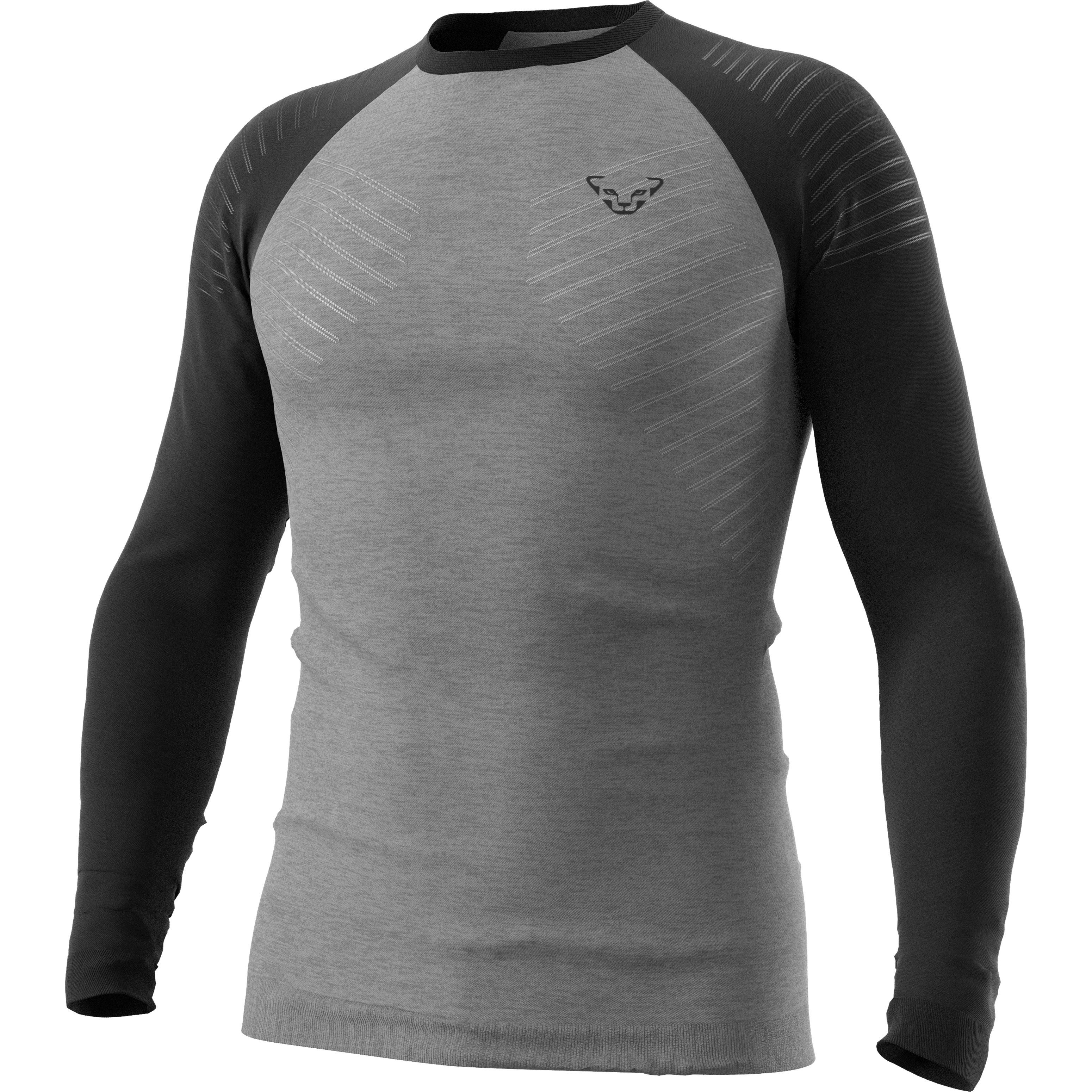 Bluza de corp barbati Dynafit Tour Light Merino-Negru/Gri-S