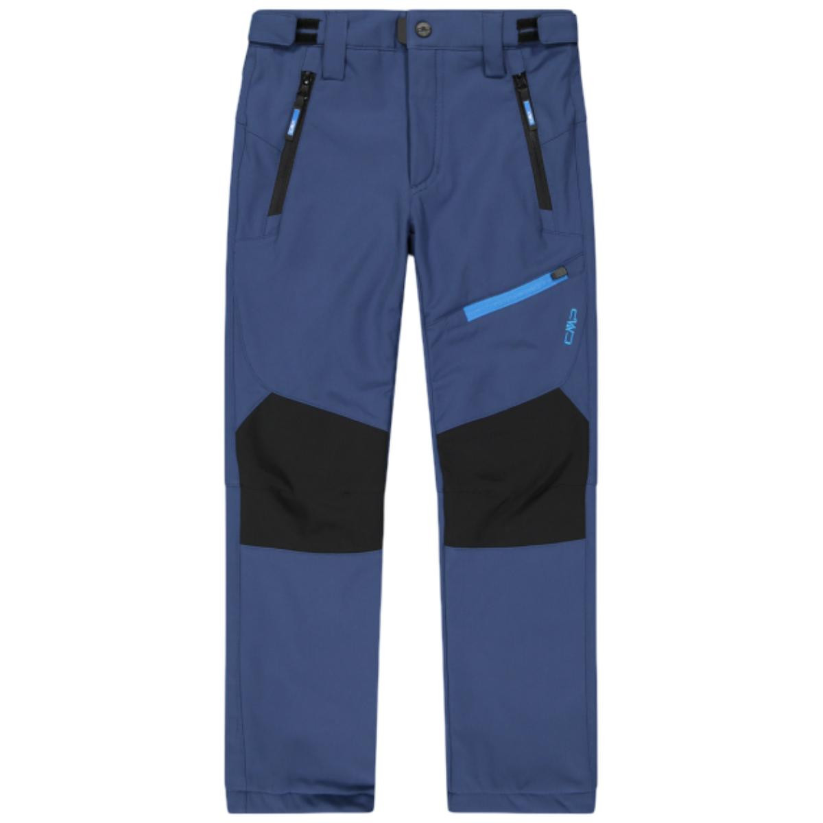 Pantaloni softshell copii CMP 30A1494 FW 2026-Albastru/Negru-128