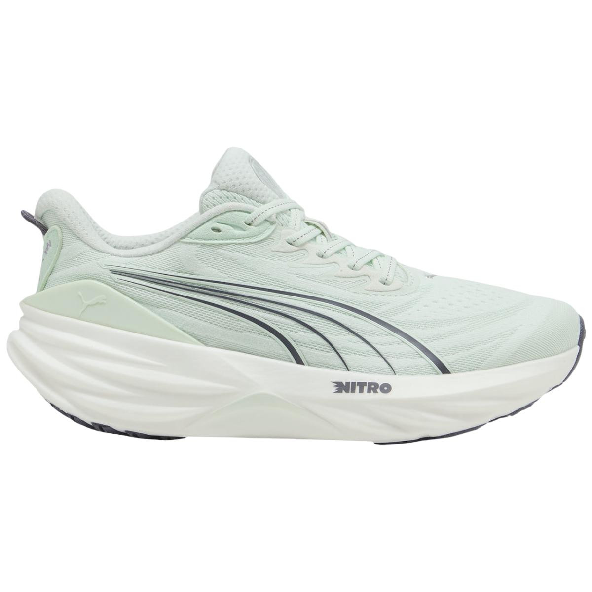 Pantofi alergare dama Puma ForeverRun Nitro 3 FW 2026-Verde/Alb-37 1/2