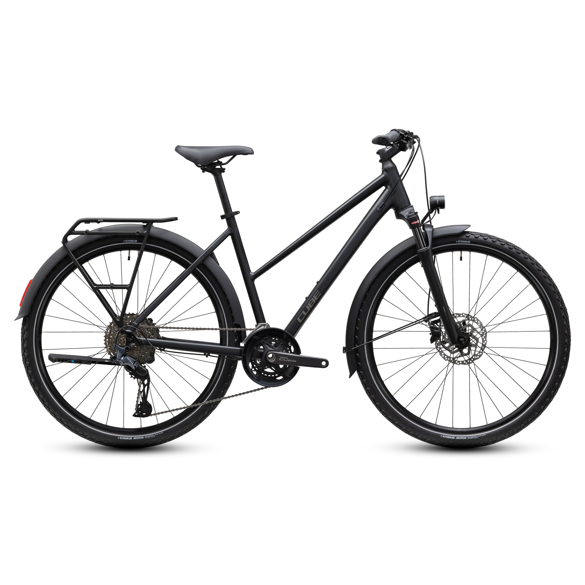 BICICLETA CUBE NATURE EXC FE TRAPEZE