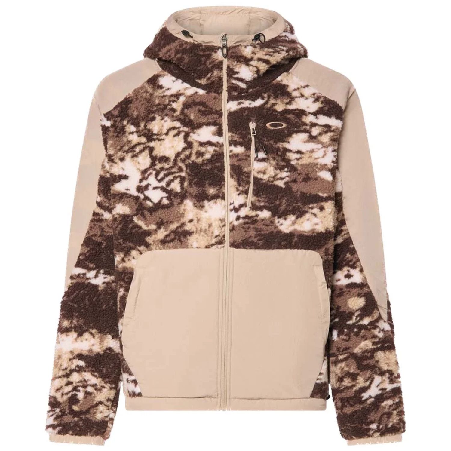 Fleece barbati Oakley Caribou FZ Sherpa-Bej/Maro-S