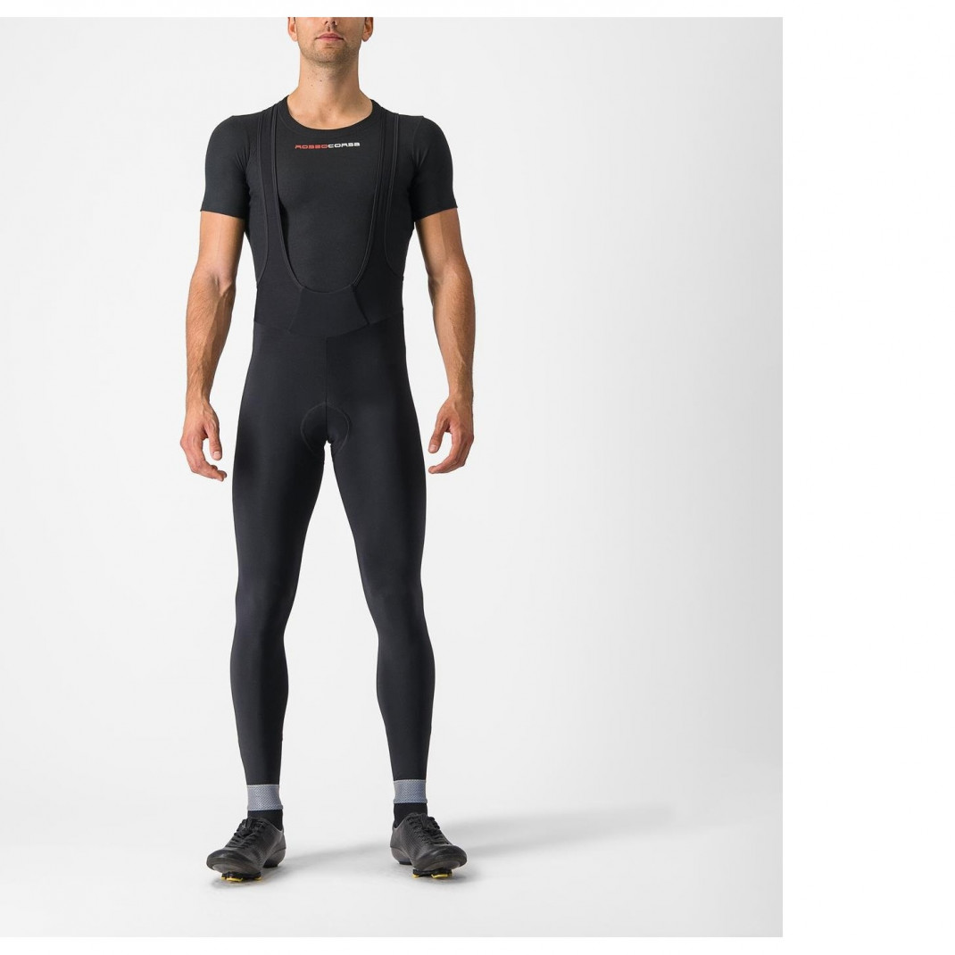 Pantaloni Lungi Cu Bretele Castelli Tutto Nano Negri