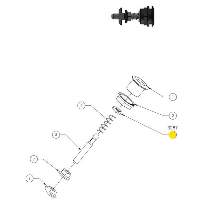 Inel Retentie Cube E-Bike Rm6An-M6 Plastic Negru