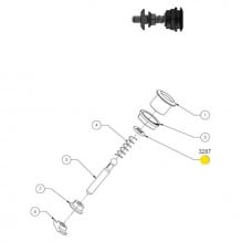 Inel Retentie Cube E-Bike Rm6An-M6 Plastic Negru