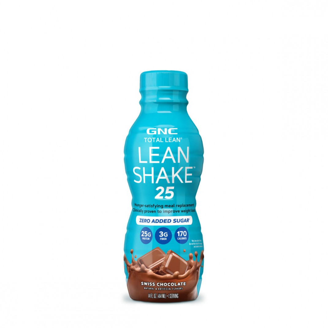 Shake proteic GNC Total Lean Lean Shake 25, Cu Aroma De Ciocolata Elvetiana, 414 Ml