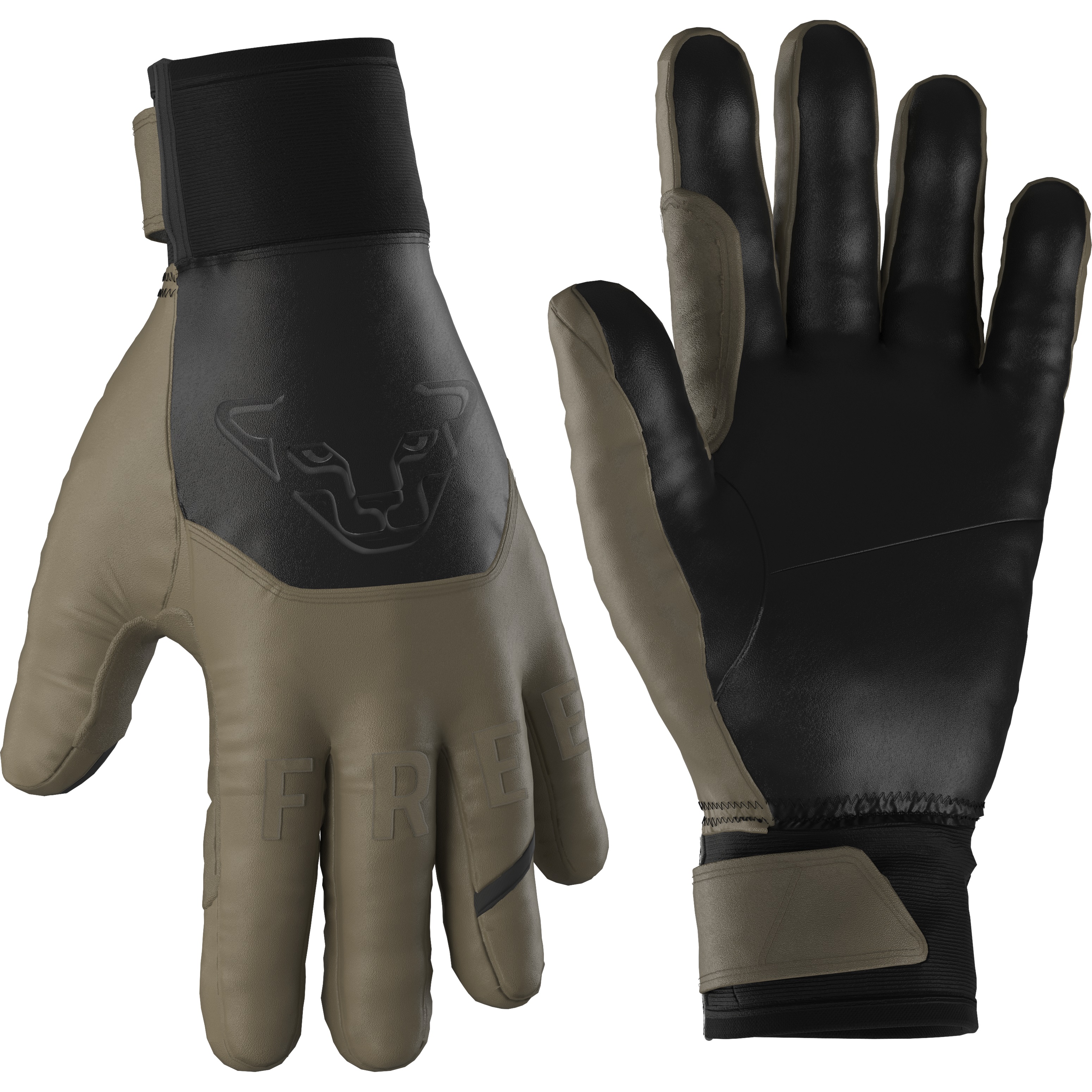 Manusi Dynafit Tigard Leather-Kaki/Negru-M