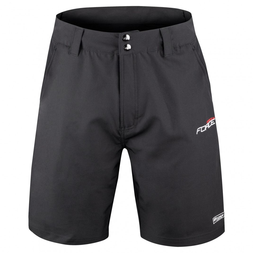 Pantaloni Scurti Force Blade Mtb Fara Bazon Black