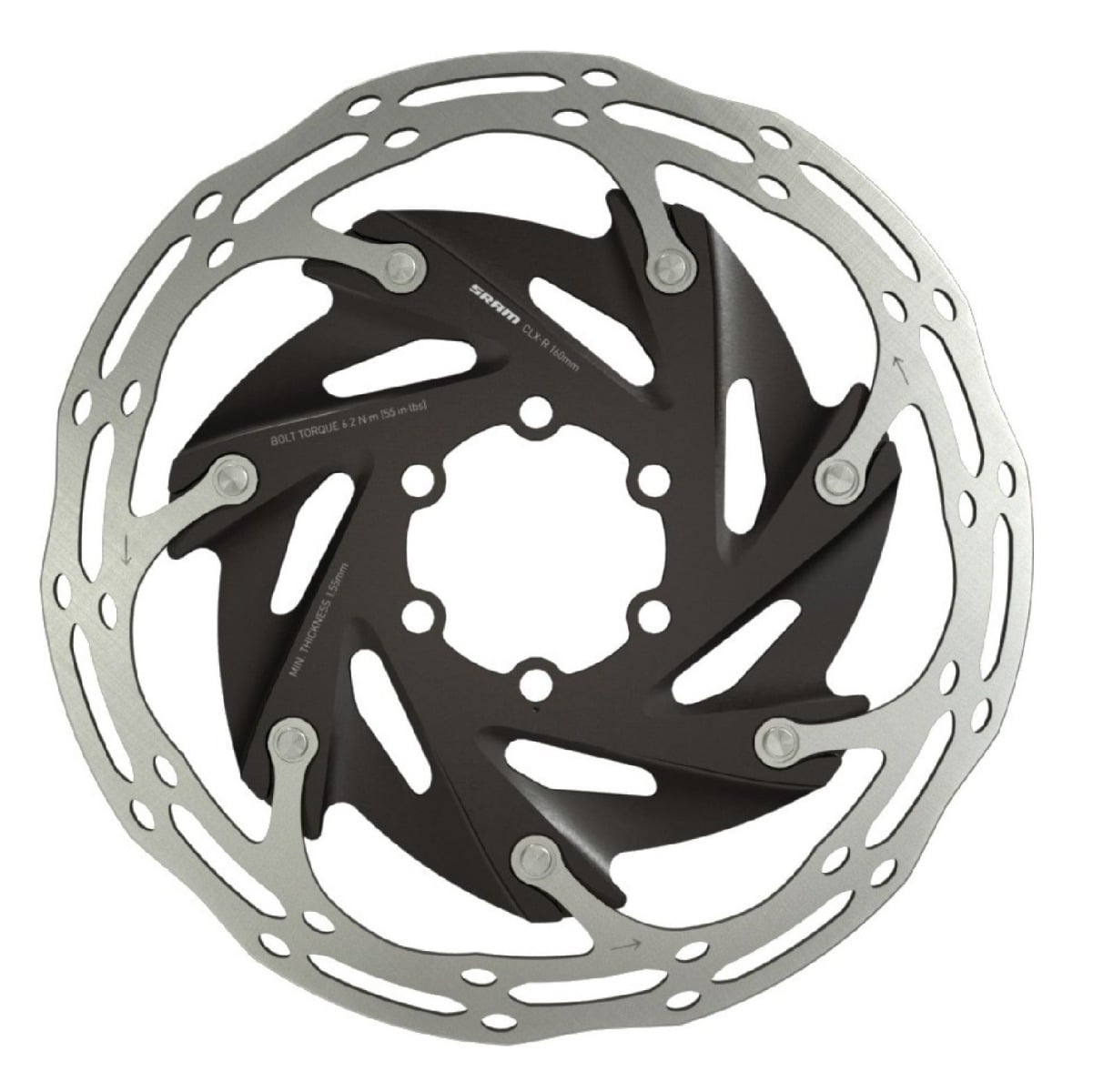 Rotor pentru frana pe disc Sram Centerline X Road 2 buc 140mm