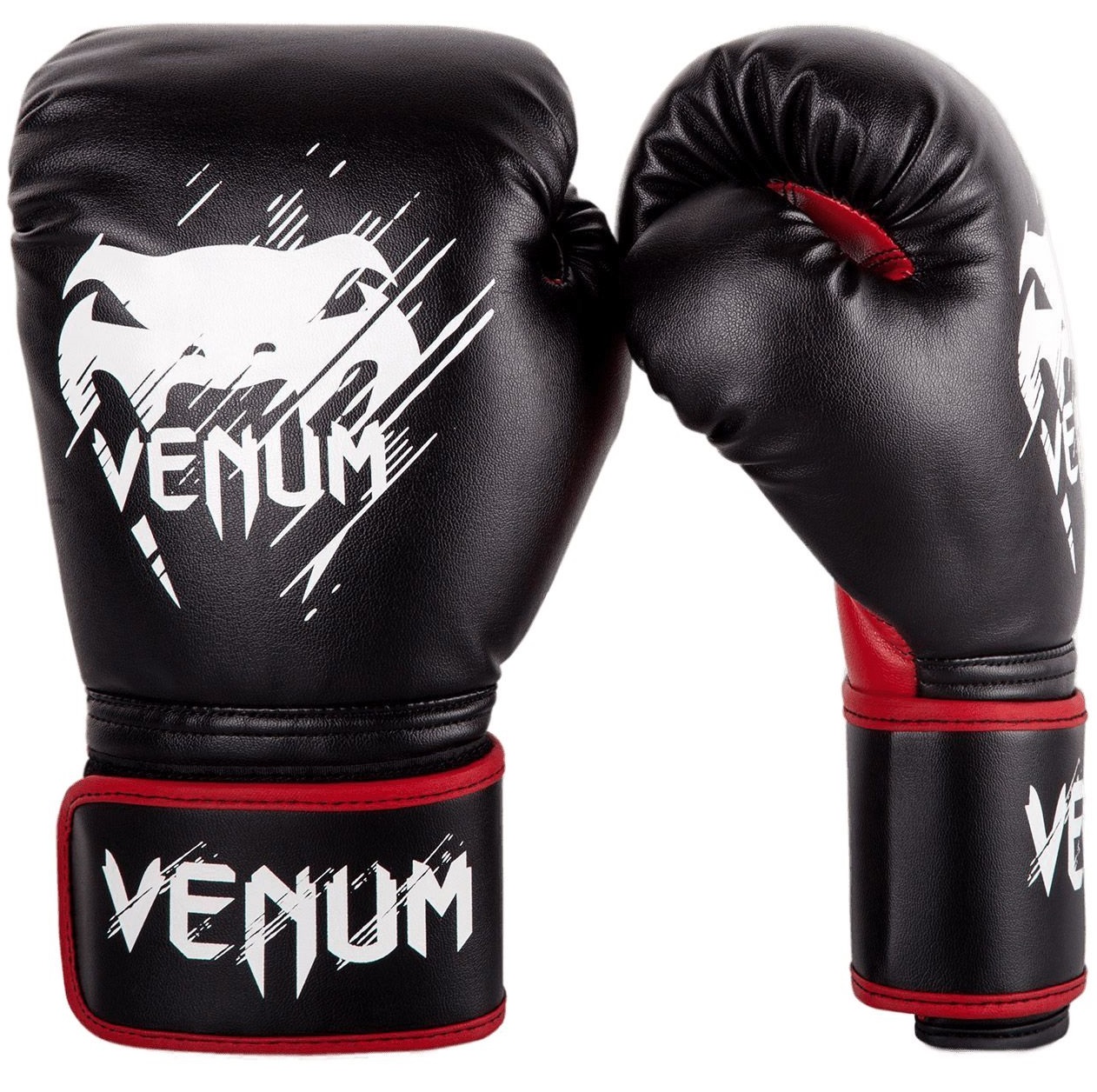 Manusi box copii Venum Contender-Negru/Rosu-6 oz