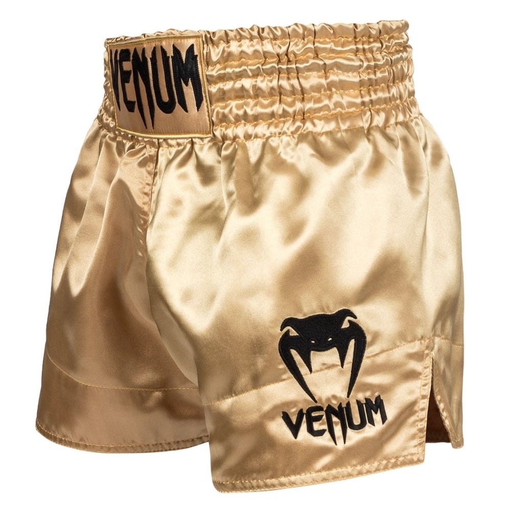 Sort Muay Thai Venum Classic-Auriu-M