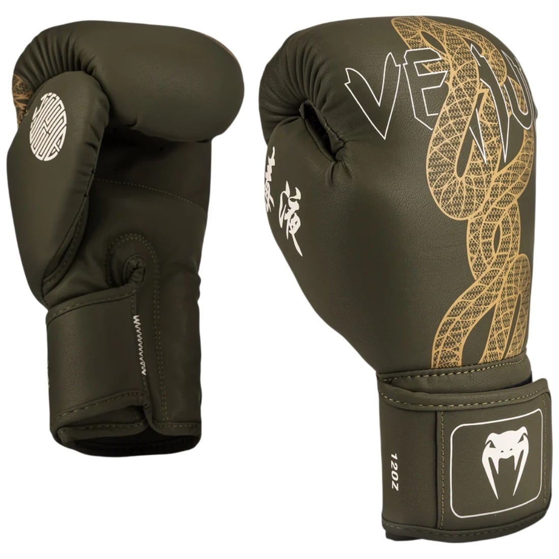 Manusi box Venum Serpenti-Kaki/Bronz-10 oz