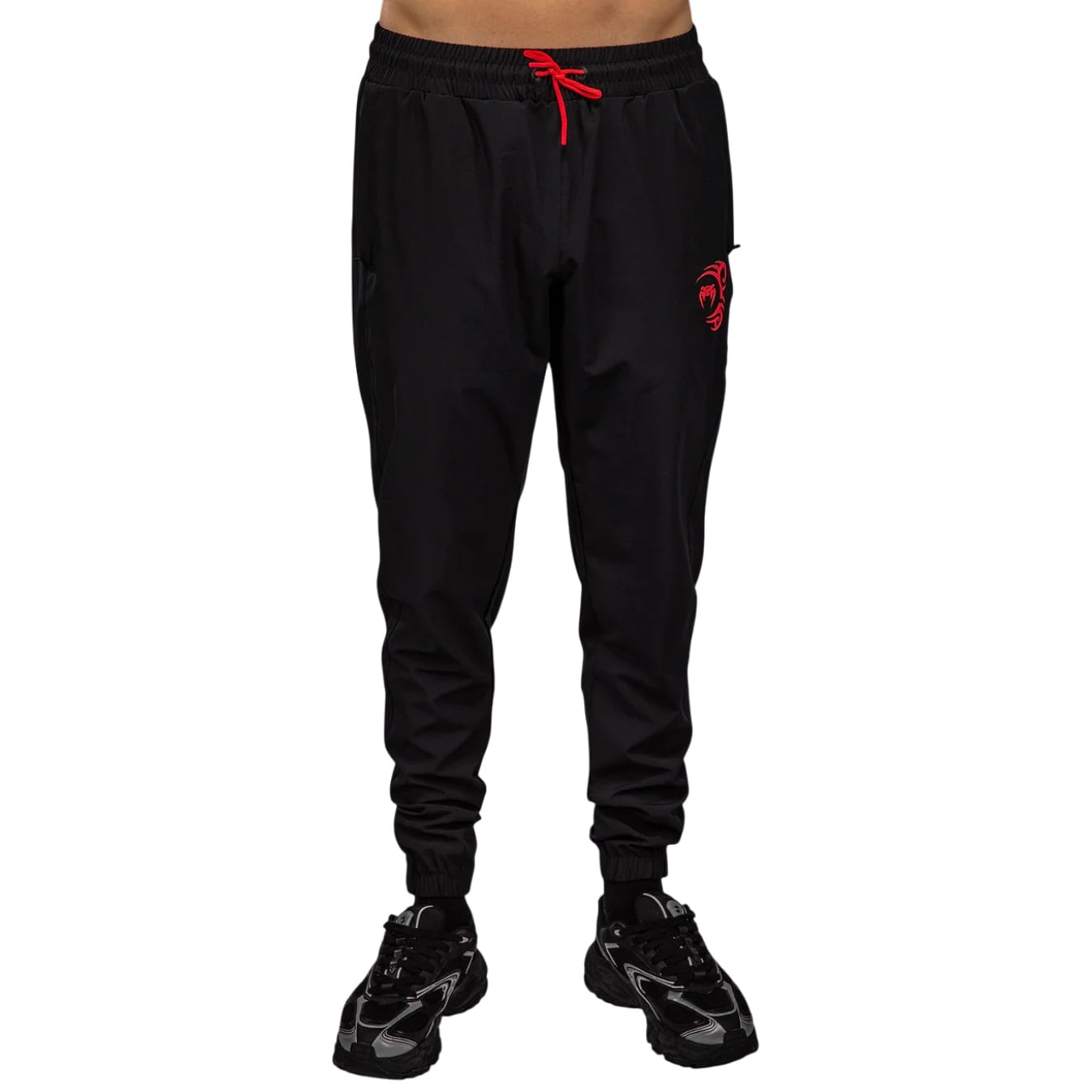 Pantaloni barbati Venum x Mike Tyson Tiger-Negru/Rosu-S