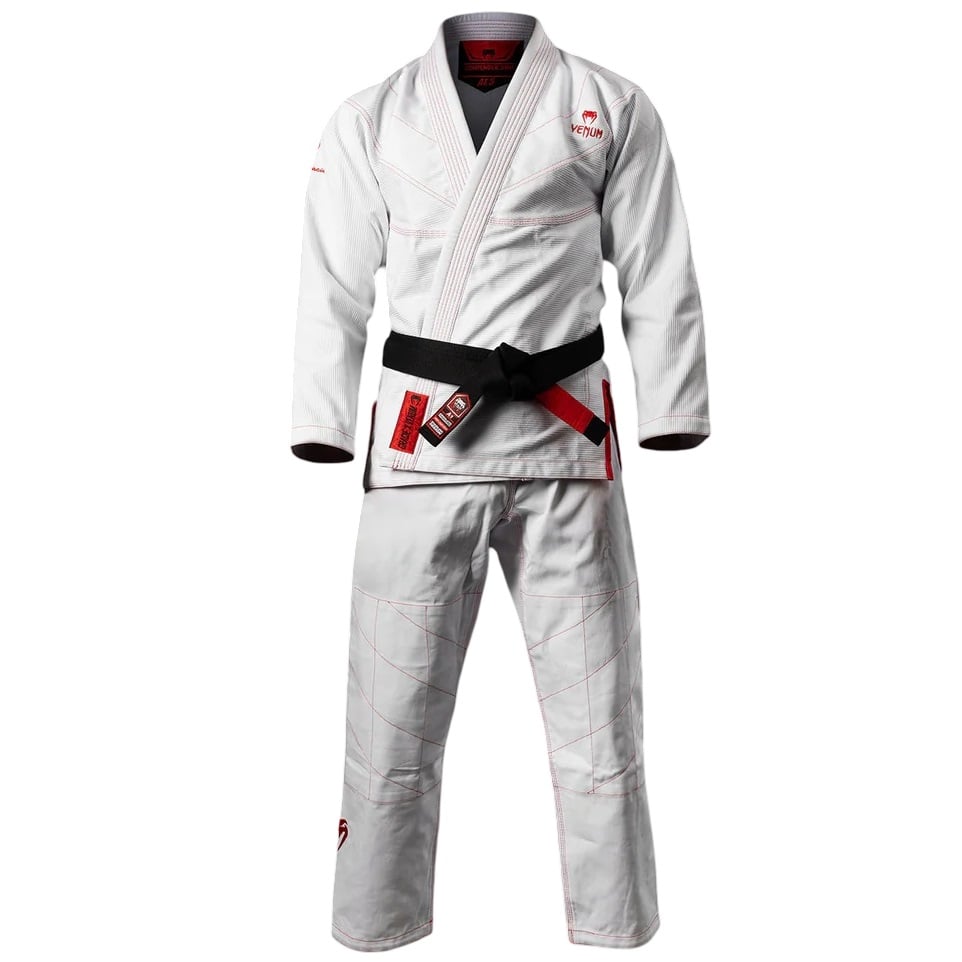 Kimono Jiu-Jitsu Venum x Roger Gracie Signature-Alb/Rosu-A1.5