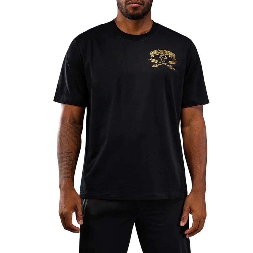 Tricou barbati Venum Wolf Atak-Negru/Gri-S