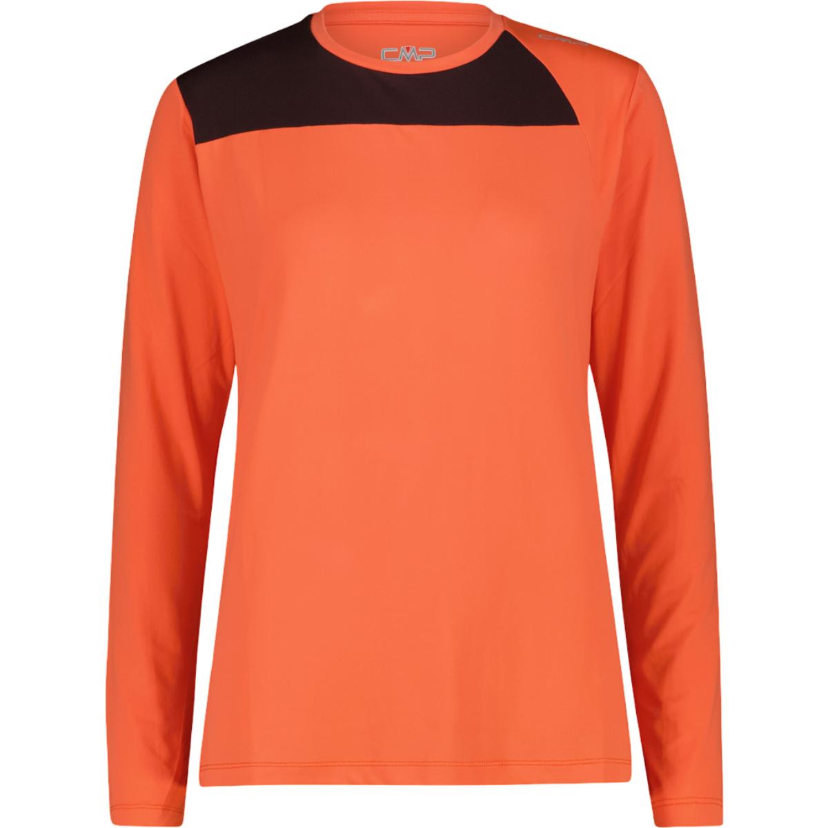 Bluza tehnica dama CMP 36N1416 FW 2026-Portocaliu/Negru-XS