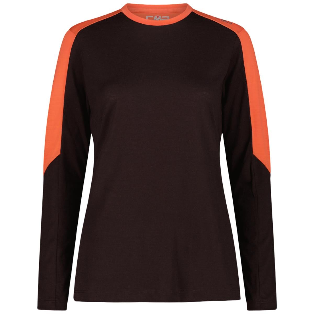 Bluza merino dama CMP Lightweight 36N1916 FW 2026-Maro/Portocaliu-XS