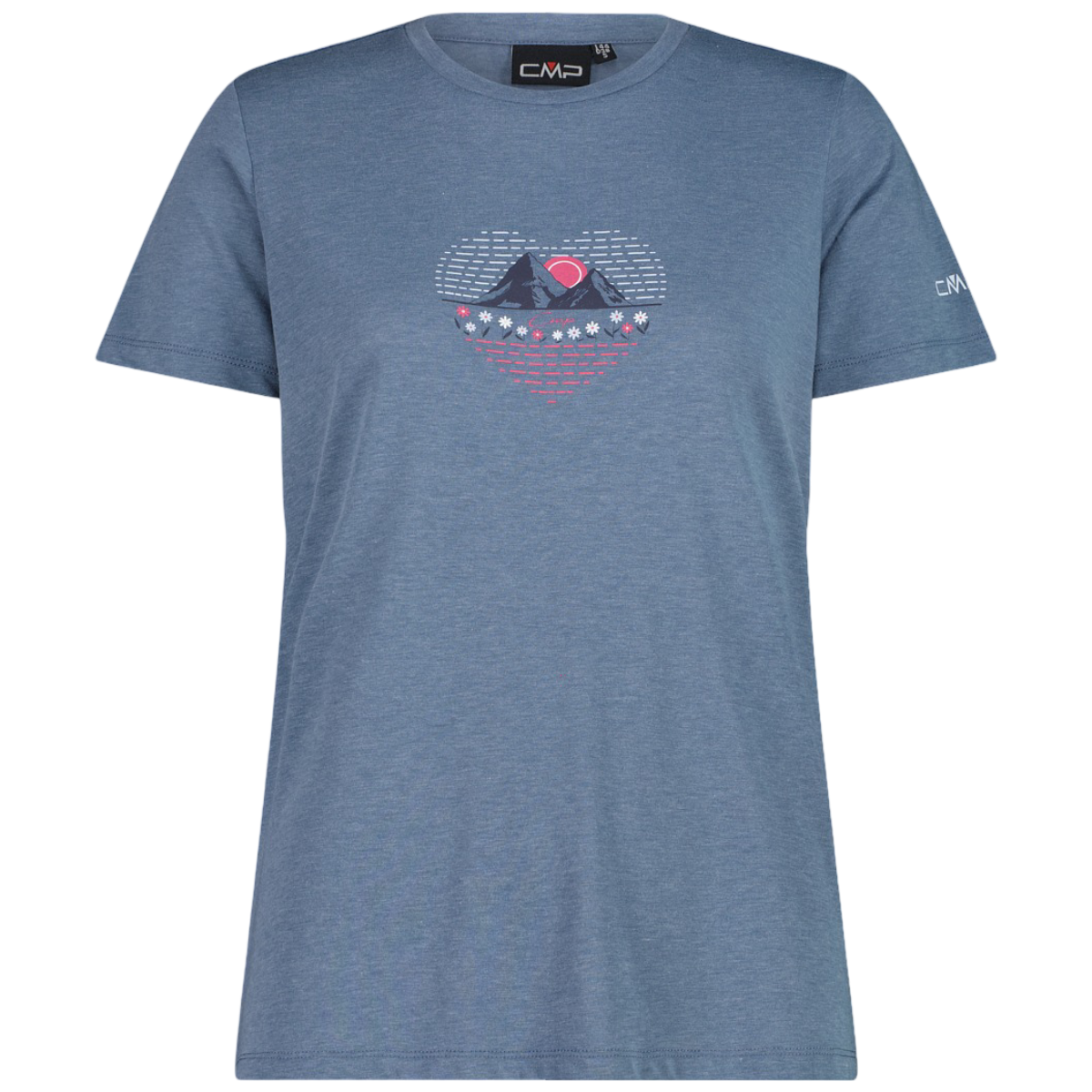 Tricou dama CMP 36N6056 SS 2026-Albastru-34