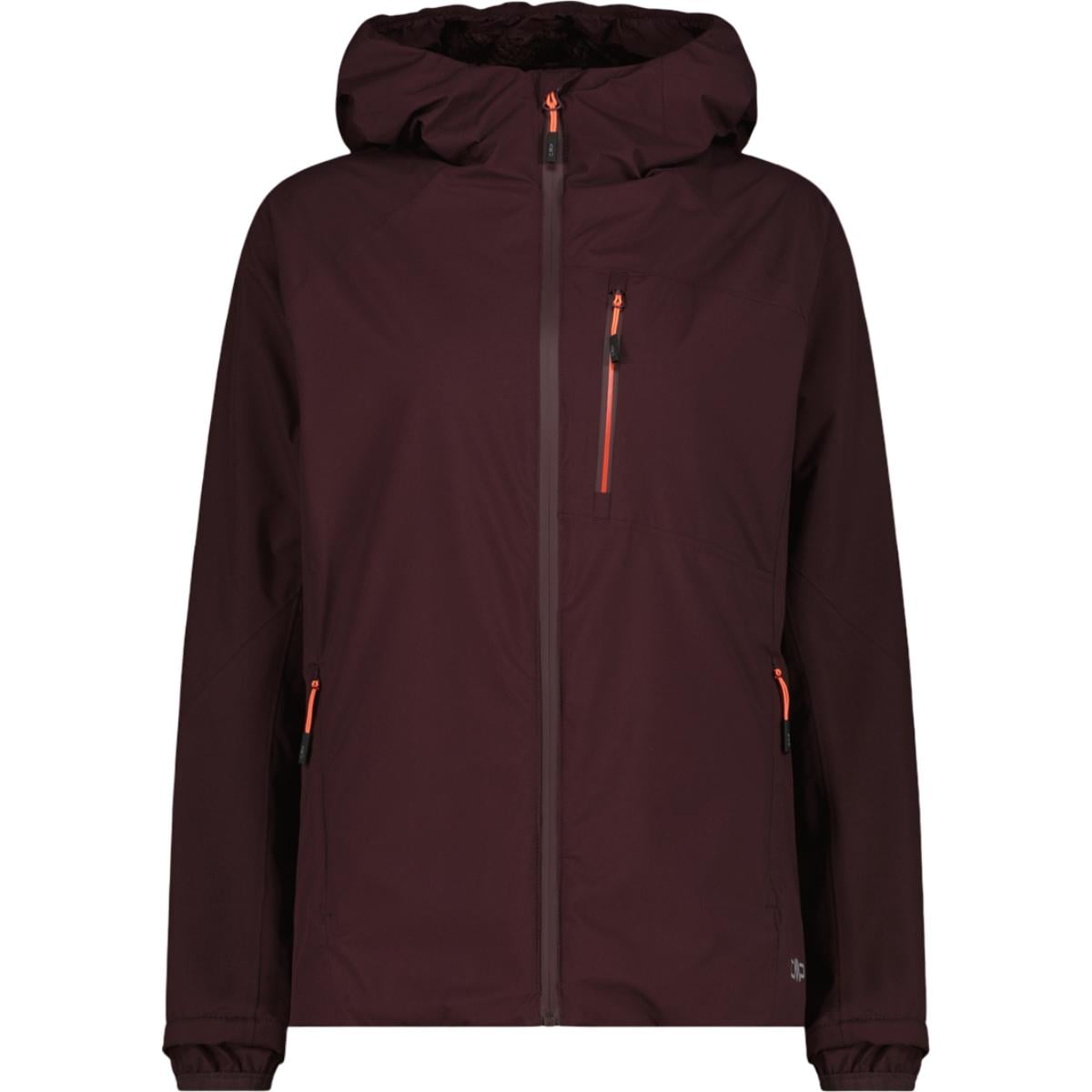 Jacheta dama CMP Fixed Hood 36Z1096 FW 2026-Burgundy-XXS