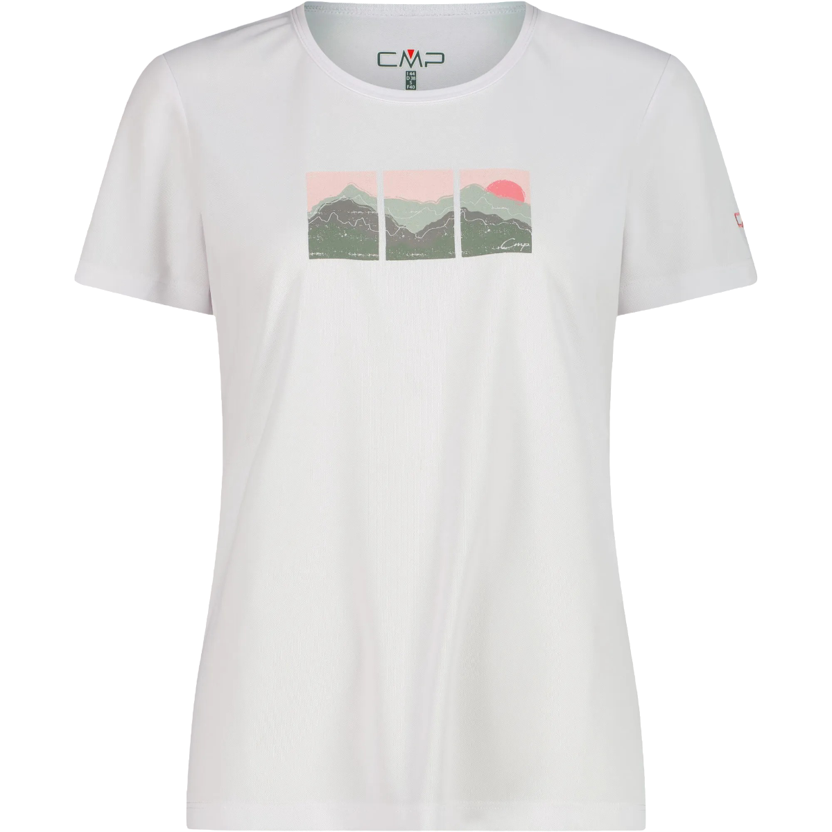 Tricou dama CMP 38T6656 SS 2026-Alb-36